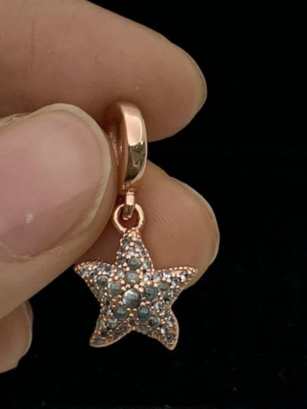 ✨🔥Pandora Sparkling Starfish Dangle Charm